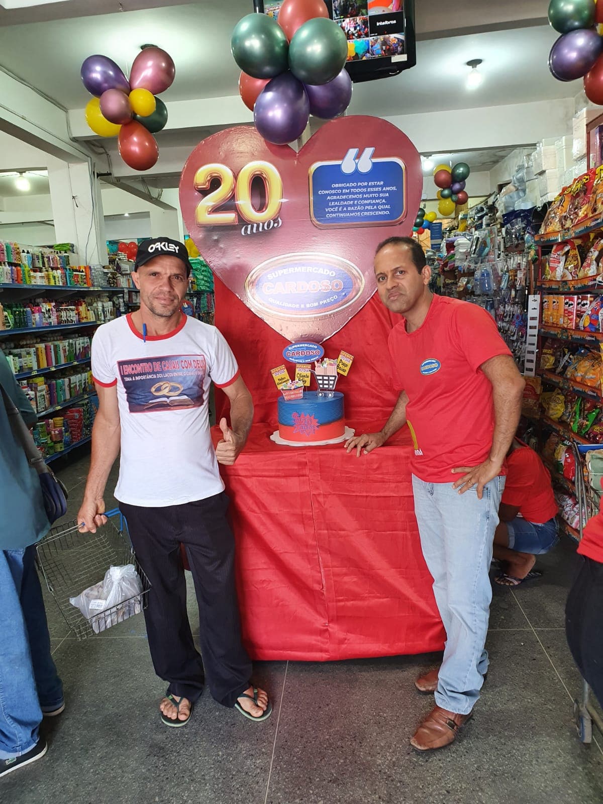 20 anos do Supermercado Cardoso