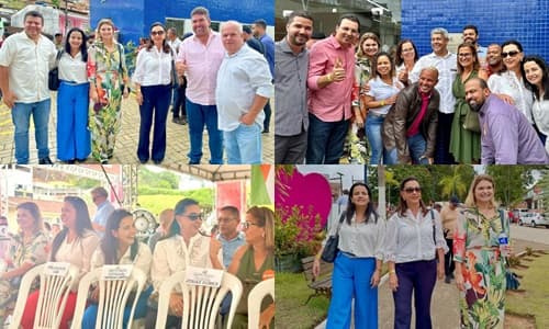 Ibirataia: Prefeita Ana Cléia marca presença em evento com o Governador Jerônimo Rodrigues em Teolândia