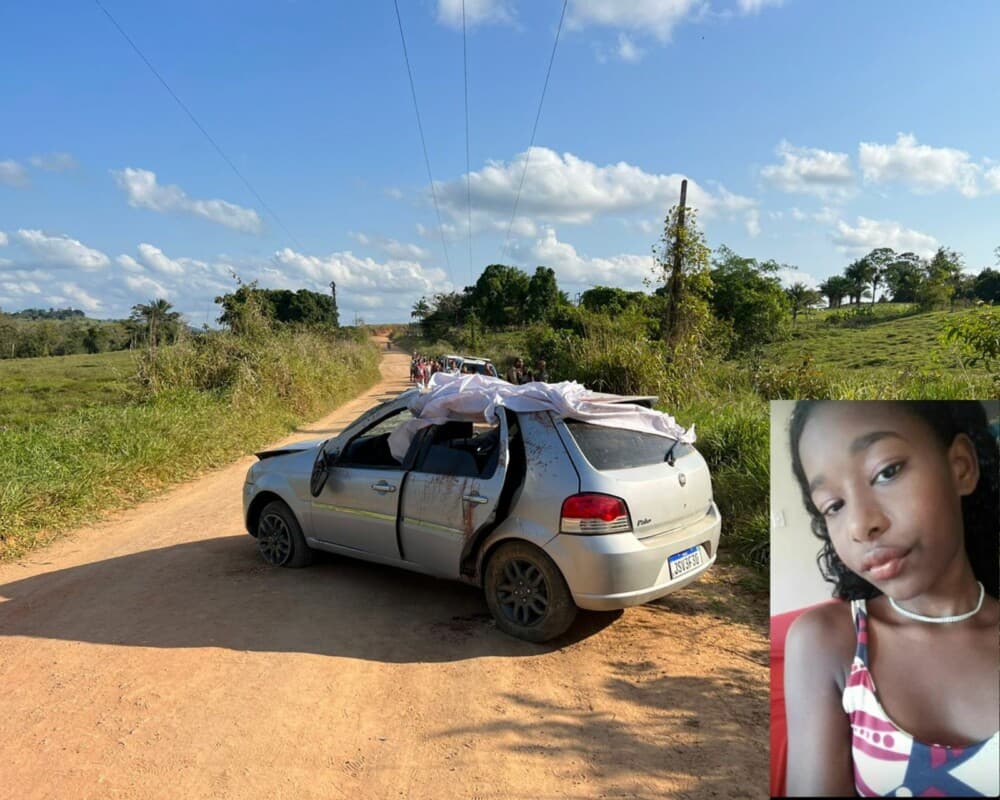 Ubatã: Uma criança morre e 03 pessoas ficam feridas em grave acidente na zona rural