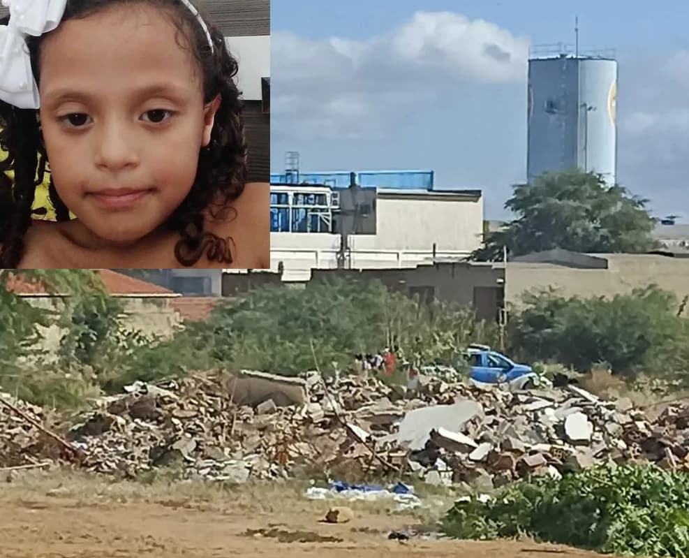 Menina de 10 anos é morta a facadas e corpo é encontrado terreno baldio; suspeito é ex-namorado da mãe da criança