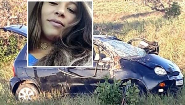 Passageira morre ao ser arremessa após carro tombar na BA-275