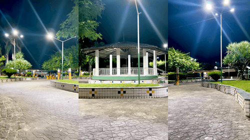 Ibirataia: Praça Basílio Miguel de Souza (Jardim) recebe nova iluminação e fica ainda mais bonita
