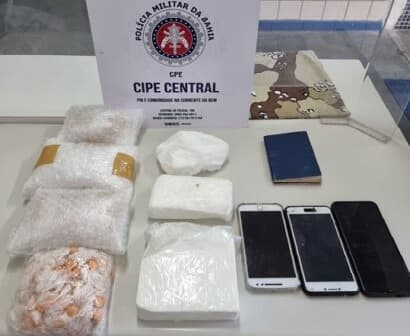 Três suspeitos são presos com drogas no Ponto de Apoio Rodoviário em Jequié