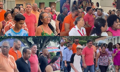 Ibirataia: Juca Muniz participa dos Festejos de Santo Antônio no Distrito de Algodão