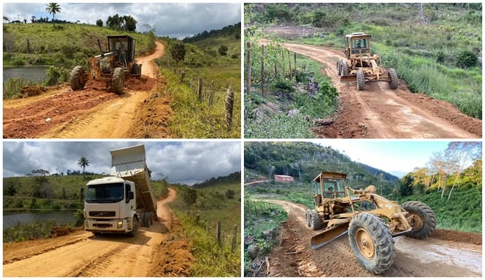 Prefeitura de Ibirataia intensifica patrolamento e cascalhamento na zona rural