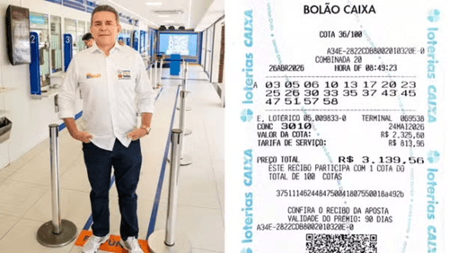 Dono de lotérica no Ceará fatura prêmio milionário de R$ 168 milhões na Mega-Sena