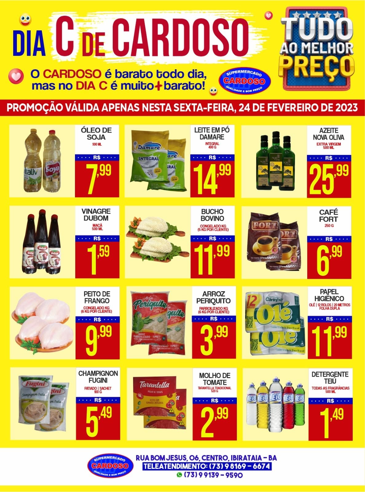 DIA C DE CARDOSO NO SUPERMERCADO CARDOSO