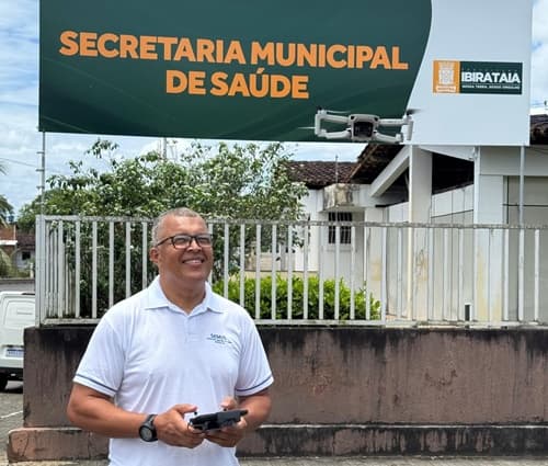 Ibirataia: Secretaria de Saúde investe em tecnologia com aquisição de drone