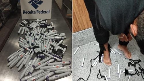 Jovem tenta transportar medicamento Mounjaro de forma irregular no Aeroporto de Salvador