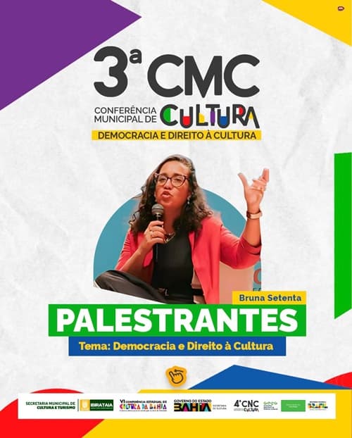 Conheçam os palestrantes da nossa 3ª Conferência Municipal de Cultura, que começa nesta sexta-feira, 27