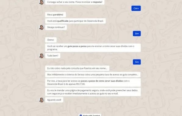 Golpistas já distribuem links falsos do Desenrola Brasil no Facebook e WhatsApp