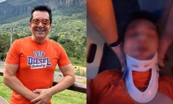 Regis Danese operou o intestino e está bem, diz esposa