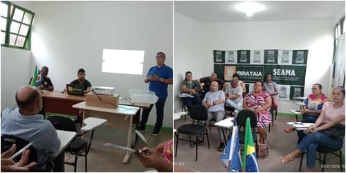 Ibirataia: Secretaria de Agricultura, Recursos Hídricos e Meio Ambiente promove reunião para tratar sobre o plano de resíduos sólidos no município