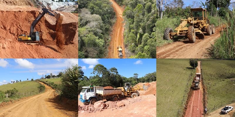 Prefeitura de Ibirataia continua o trabalho de patrolamento na zona rural; assista o vídeo