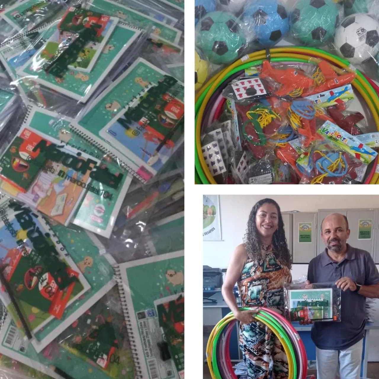 Ibirataia: Vereador Márcio Fatel faz doação de Kit's de Material Escolar e brinquedos recreativos para alunos da zona rural