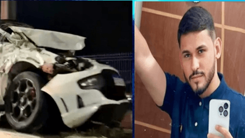 Jovem de 24 anos morre em acidente de carro durante suposto "racha"