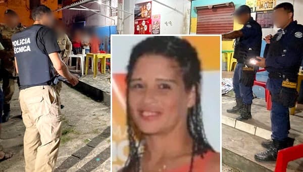 Mãe e filho são assassinados a tiros na calçada de um bar