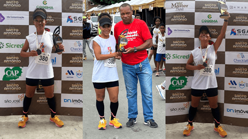 Ibirataense Simone Silva Barbosa Conquista 3º Lugar na Corrida de Santo Antônio em Jequié