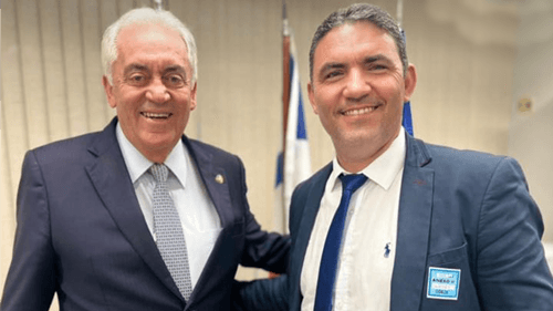 Ibirataia: Juca Muniz tem audiência com Senador da República, Otto Alencar