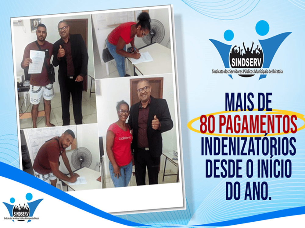 SINDSERVI realiza pagamento de indenização a filiado