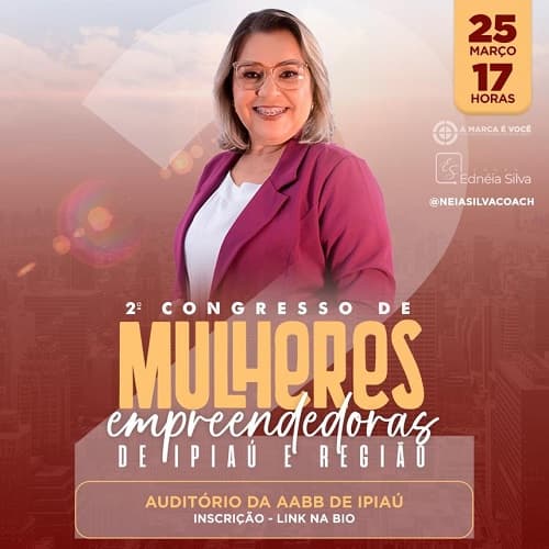 II Congresso de Mulheres Empreendedoras de Ipiaú e Região
