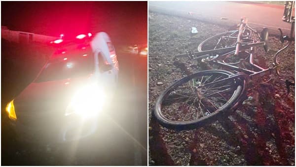Mulher morre e filho fica ferido após serem atropelados por ambulância