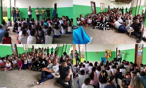 Palestra sobre Dengue Anima Estudantes na Escola M. Mariana Andrade Meira