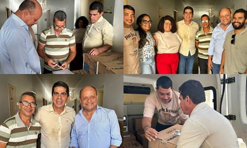 Prefeitura de Ibirataia entrega medicamentos e pensos à Fundação Hospitalar para fortalecer atendimentos