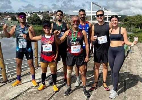 1º KM Beneficente de Ubaitaba: Grupo Central da Corrida de Ibirataia Fatura Pódio Duplo