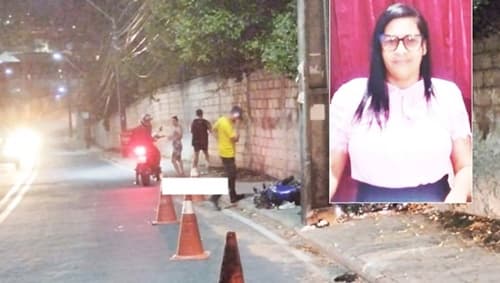 Mulher morre na Bahia ao colidir moto contra muro