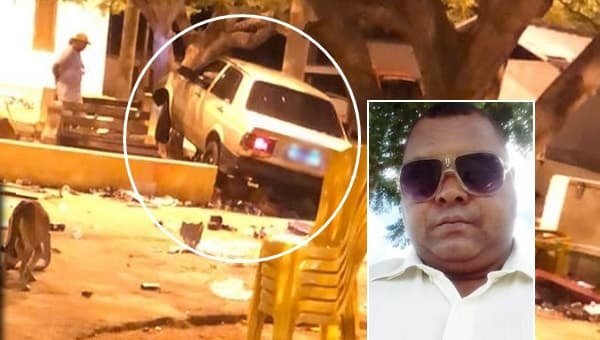 BRUMADO: Motorista bêbado avançar contra barraca deixa um morto e 4 feridos em praça.