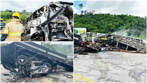 Sobe para 38 o número de mortos em acidente com ônibus da Emtram destino Conquista