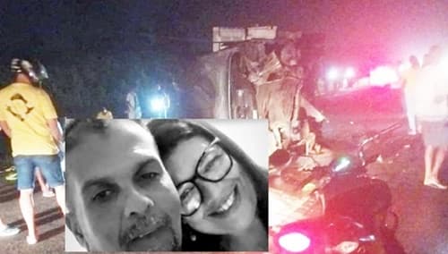 Casal morre em grave acidente na BR-101, trecho de Santo Antônio de Jesus