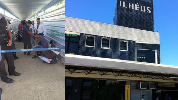Idoso de Ibirataia morre em corredor de aeroporto em ilhéus