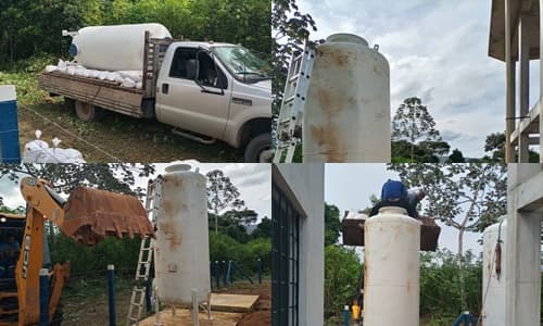 Ibirataia: Prefeitura recebe filtros do Sistema de Abastecimento de Água do Distrito de Algodão