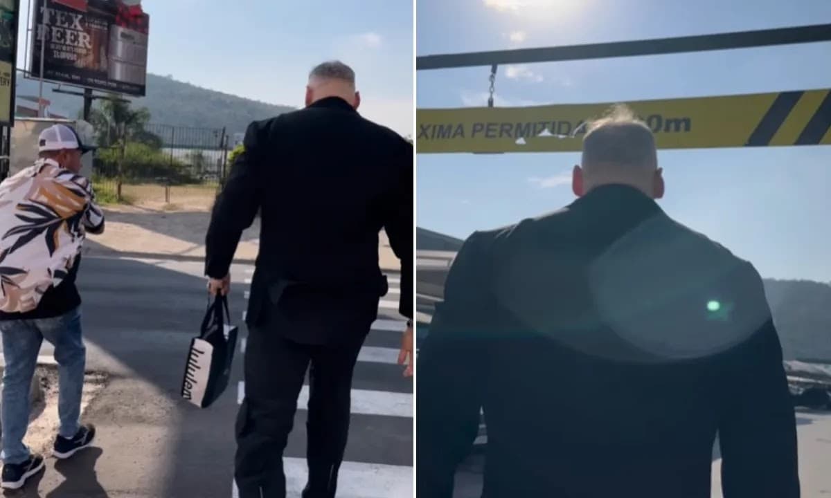 Padre Marcelo Rossi surpreende nas redes sociais com altura impressionante ao lado de segurança