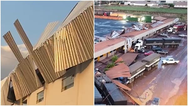 Temporal causa estragos em Luís Eduardo Magalhães oeste da Bahia; assista o vídeo