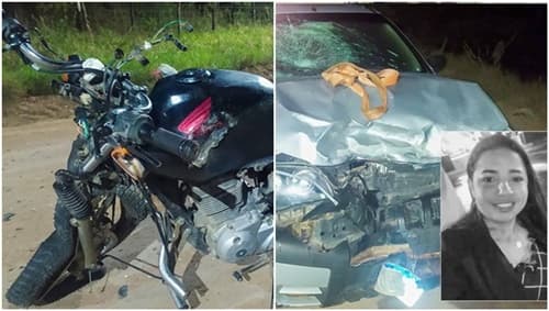 Mulher morre em grave acidente de moto próximo à ponte na Bahia