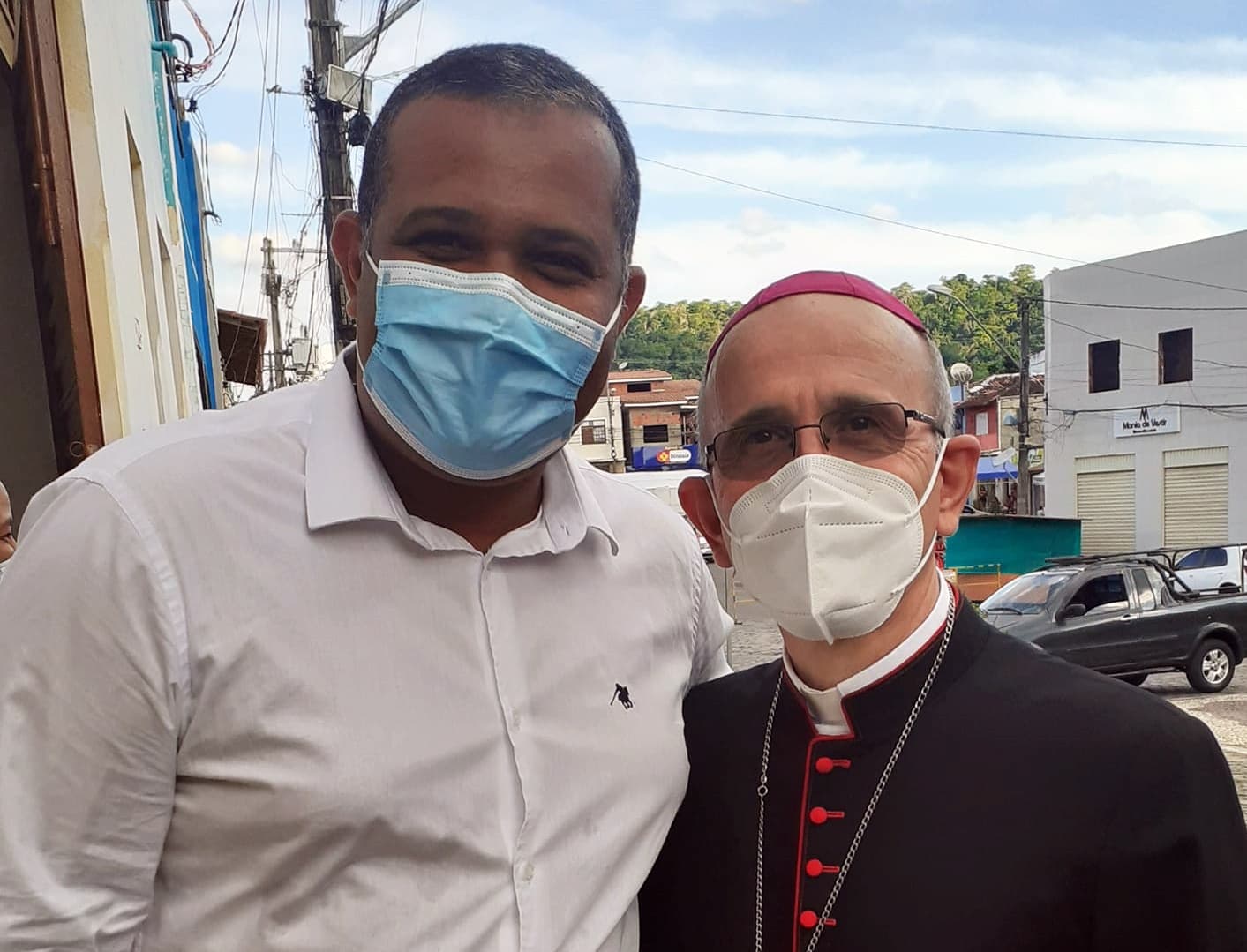 Caio Pina participa da visita de Dom Giovanni Crippa ao município de Ibirataia