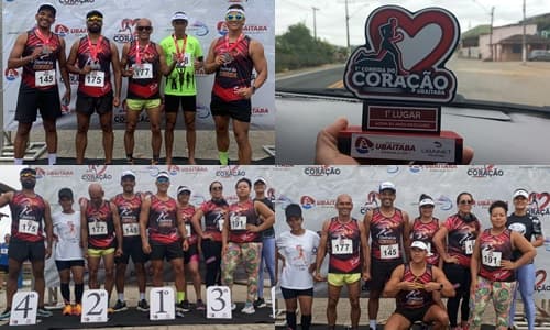 Ibirataia se destaca na Corrida do Coração em Ubaitaba com a Equipe Central conquistando três pódios