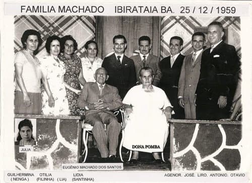 Memórias Vivas: Ibirataia e suas figuras ilustres que marcaram época - Família Machado