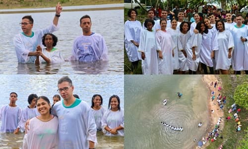 Ministério Kairós de Ibirataia celebra último Batismo de 2023 em momento de gratidão e renovação espiritual