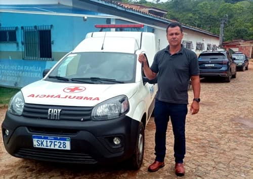 Ibirataia: Distrito de Algodão recebe Nova Ambulância para melhorar atendimento de saúde