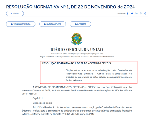 Governo regulamenta apoio financeiro externo para consórcios públicos