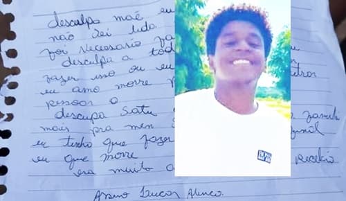 Influenciador Digital "Lucaryna" encontrado morto deixa Carta de Despedida para a mãe