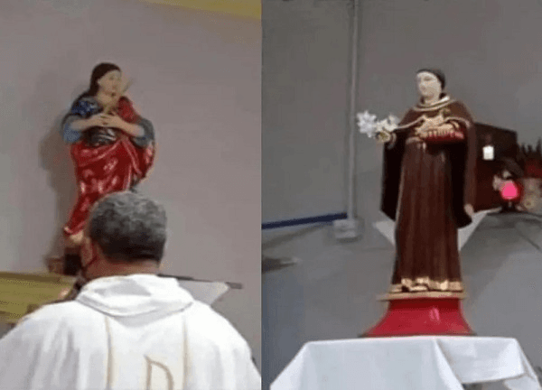 Pai e filho são presos por furto em igreja