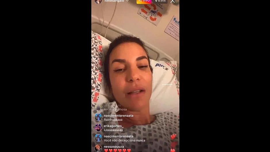 Ivete Sangalo é internada no Hospital Aliança com infecção
