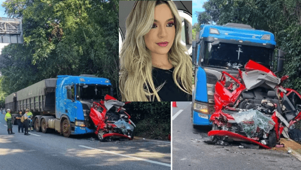 Cirurgiã-dentista de 24 anos morre após carro de aplicativo ser esmagado por duas carretas