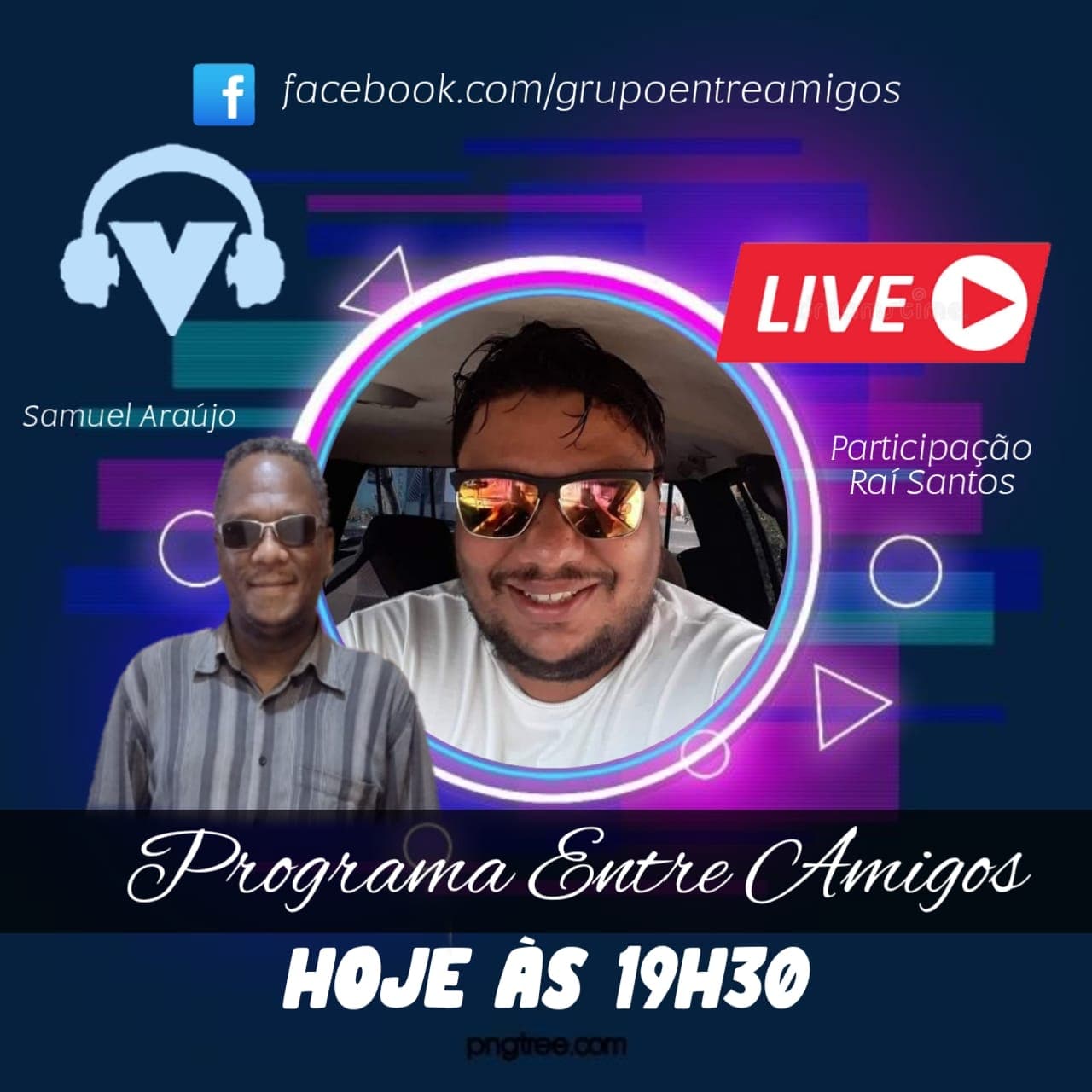 LIVE ENTRE AMIGOS HOJE COM RAÍ