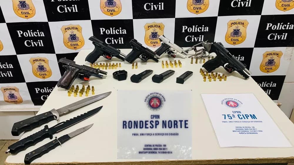 Homem é preso na própria festa de aniversário no interior da Bahia